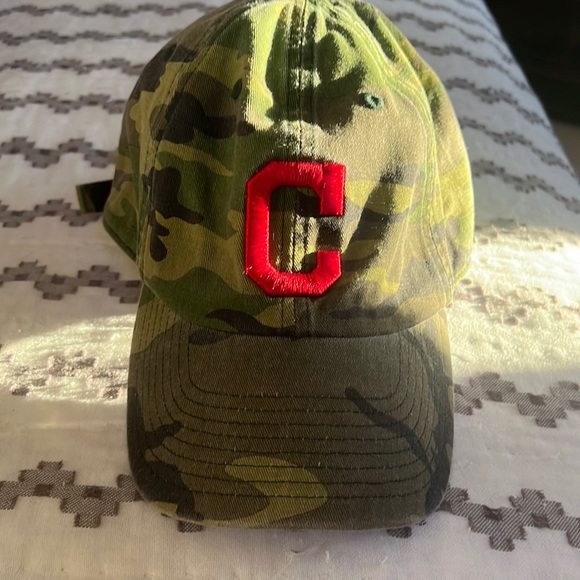 47 Other - ‘47 Red color black C, Cleveland Camo hat.